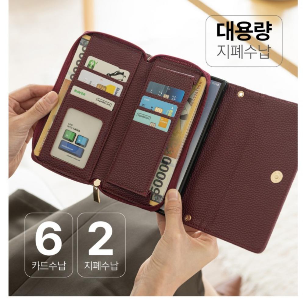 아이폰14 케이스 가죽 지갑 베넌 이미지 6