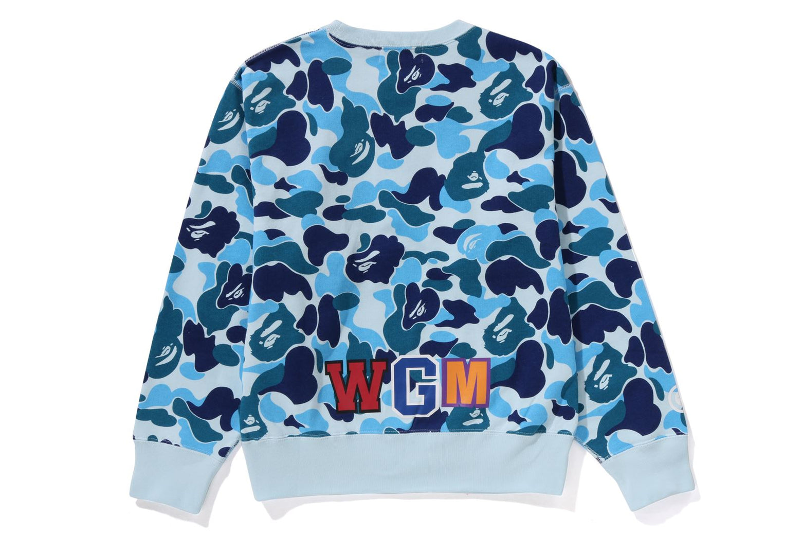 베이프 우먼즈 긴팔티 ABC CAMO SHARK CREWNECK SWEATSHIRT 1K80-213-004 - 상세 이미지 4