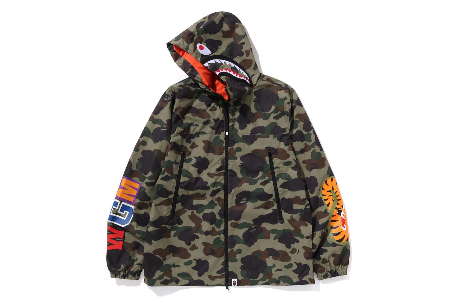 베이프 자켓 1ST CAMO SHARK HOODIE JACKET 1K70-140-010 - 상세 이미지 2
