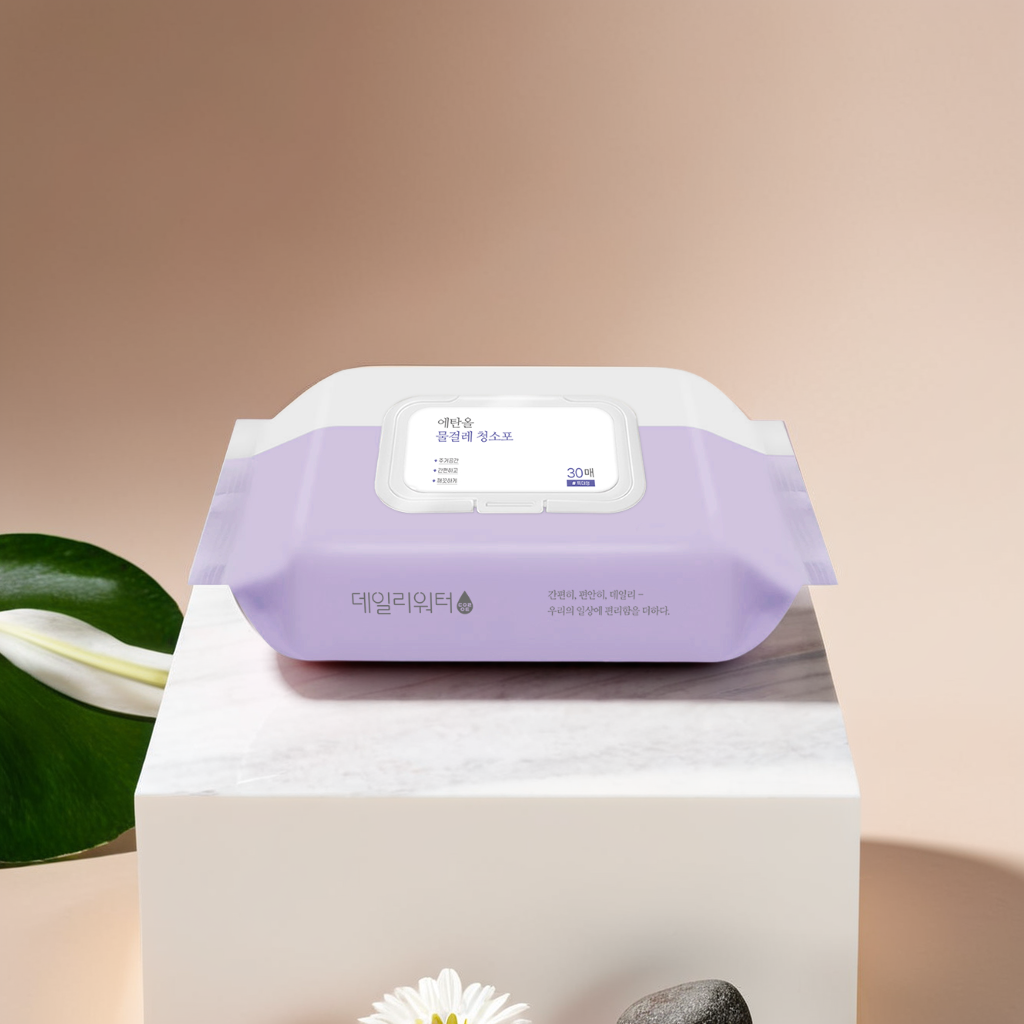 에탄올 물걸레청소포 특대형 6팩(180매) 인덕션클리너 세정티슈 병원용품 살균 청소