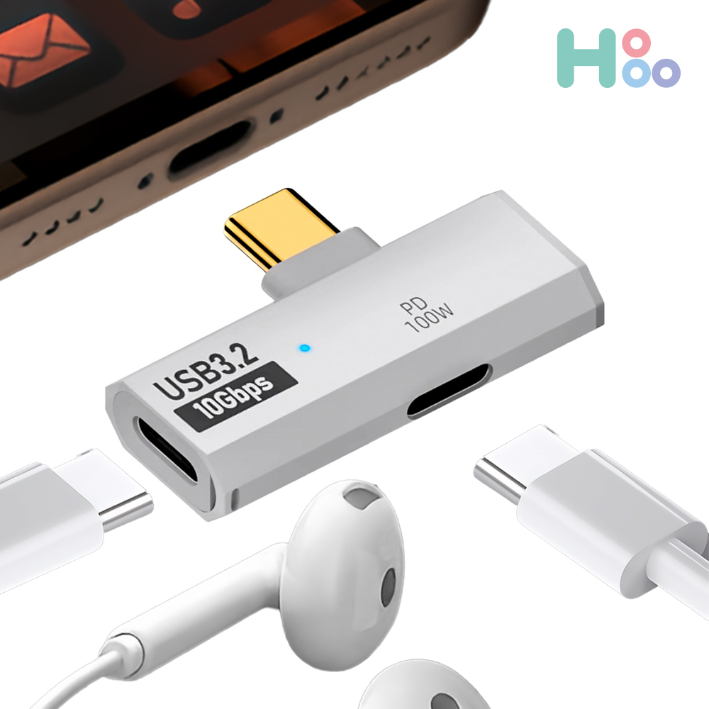 아이폰 C타입 젠더 이어폰 데이터 마이크 젠더