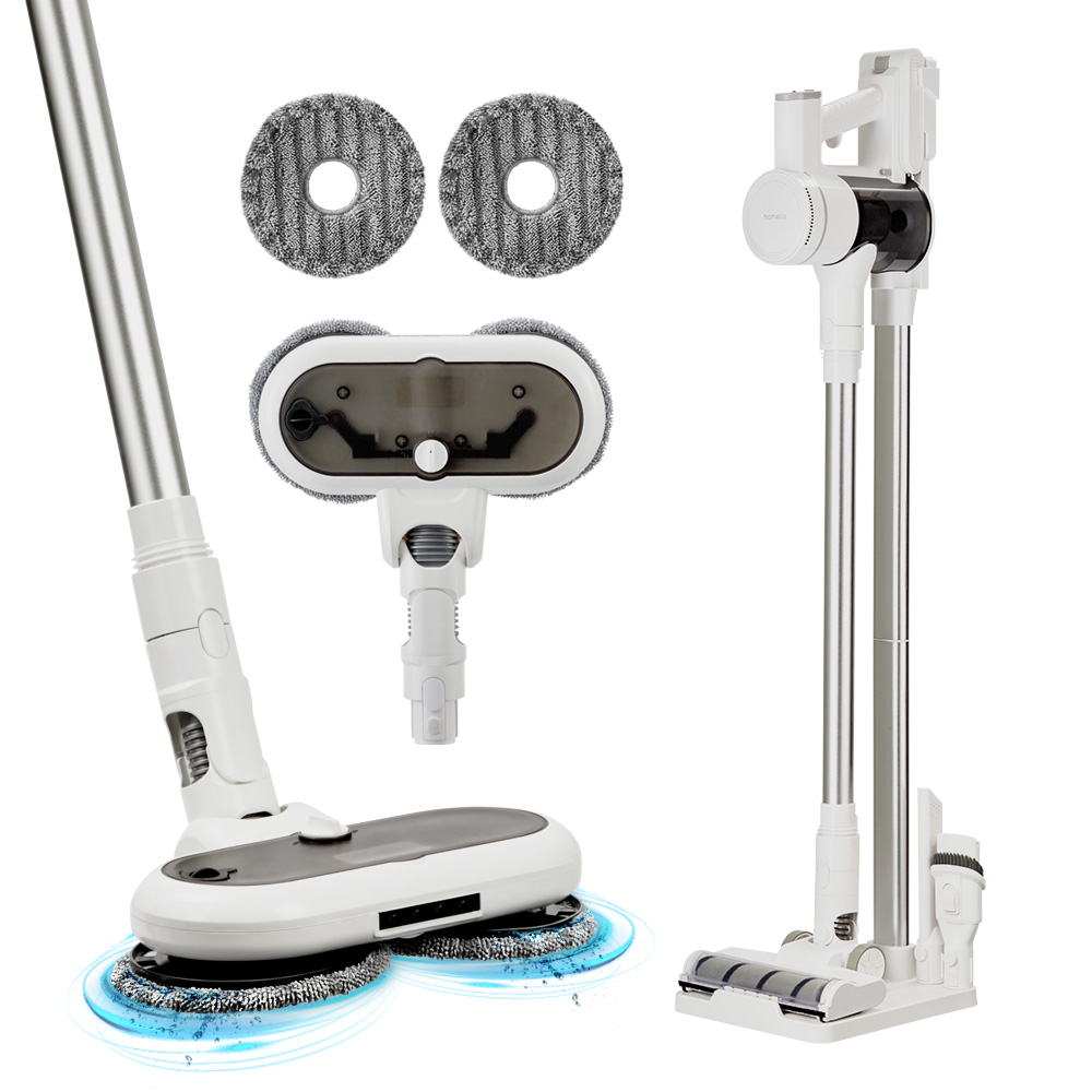 홈리아 차이슨 무선청소기 원룸 진공 가벼운 청소기+물걸레 브러시 세트