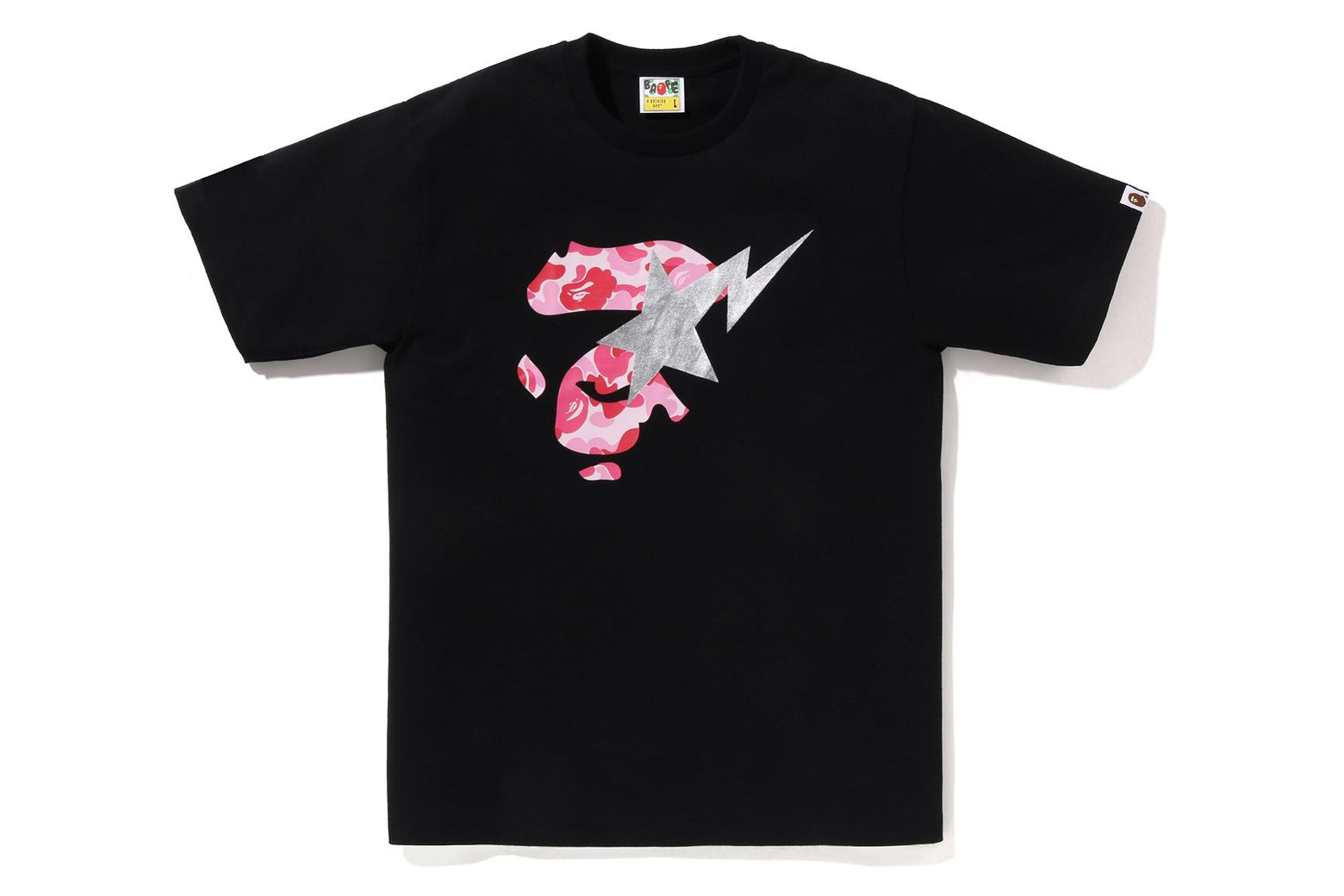 베이프 반팔티 ABC CAMO APE FACE STA TEE 1K80-110-009 - 상세 이미지 5
