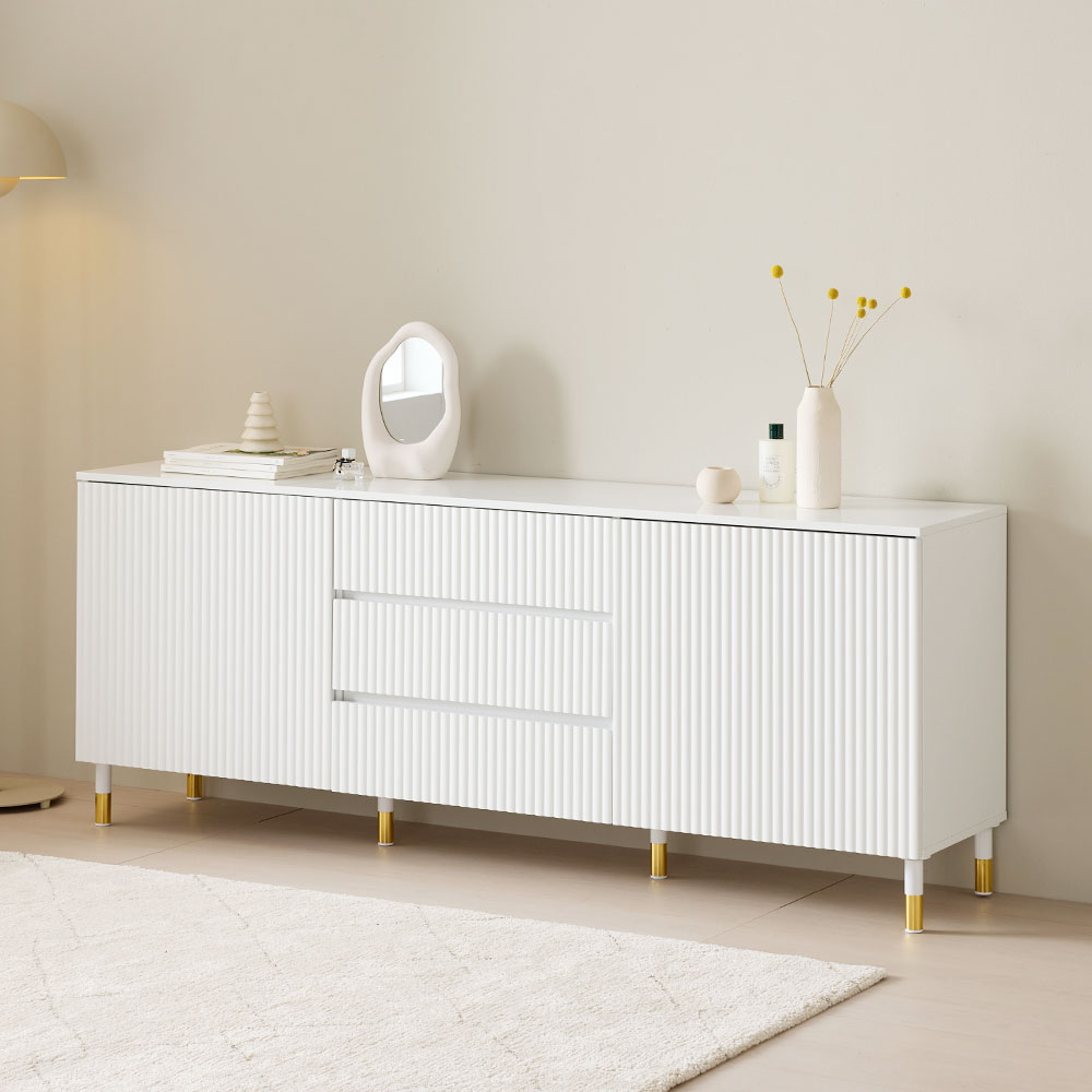 모네 높은 TV 거실장 템바보드 티비다이 1500