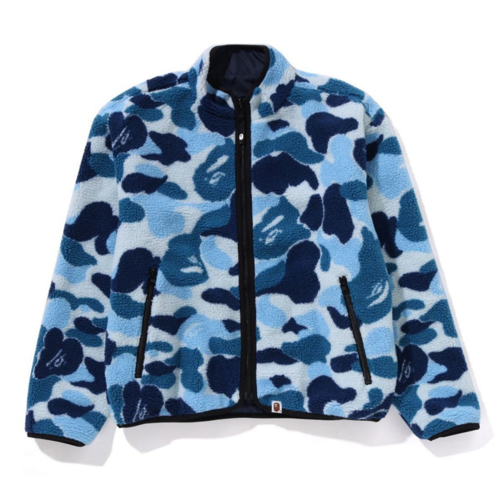 베이프 우먼즈 자켓 ABC CAMO BOA RIPSTOP REVERSIBLE JACKET 1K80-240-007 - 메인 이미지