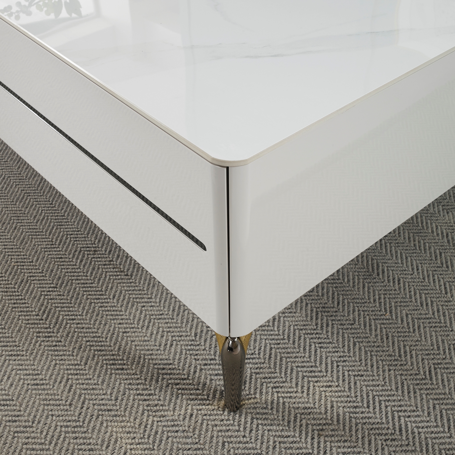 제이 포세린 세라믹 거실테이블 소파테이블 1300, 연베이지