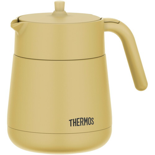 써모스 Thermos 진공 보온 차 주전자 700ml TTE-700 베이지 - 상품 이미지