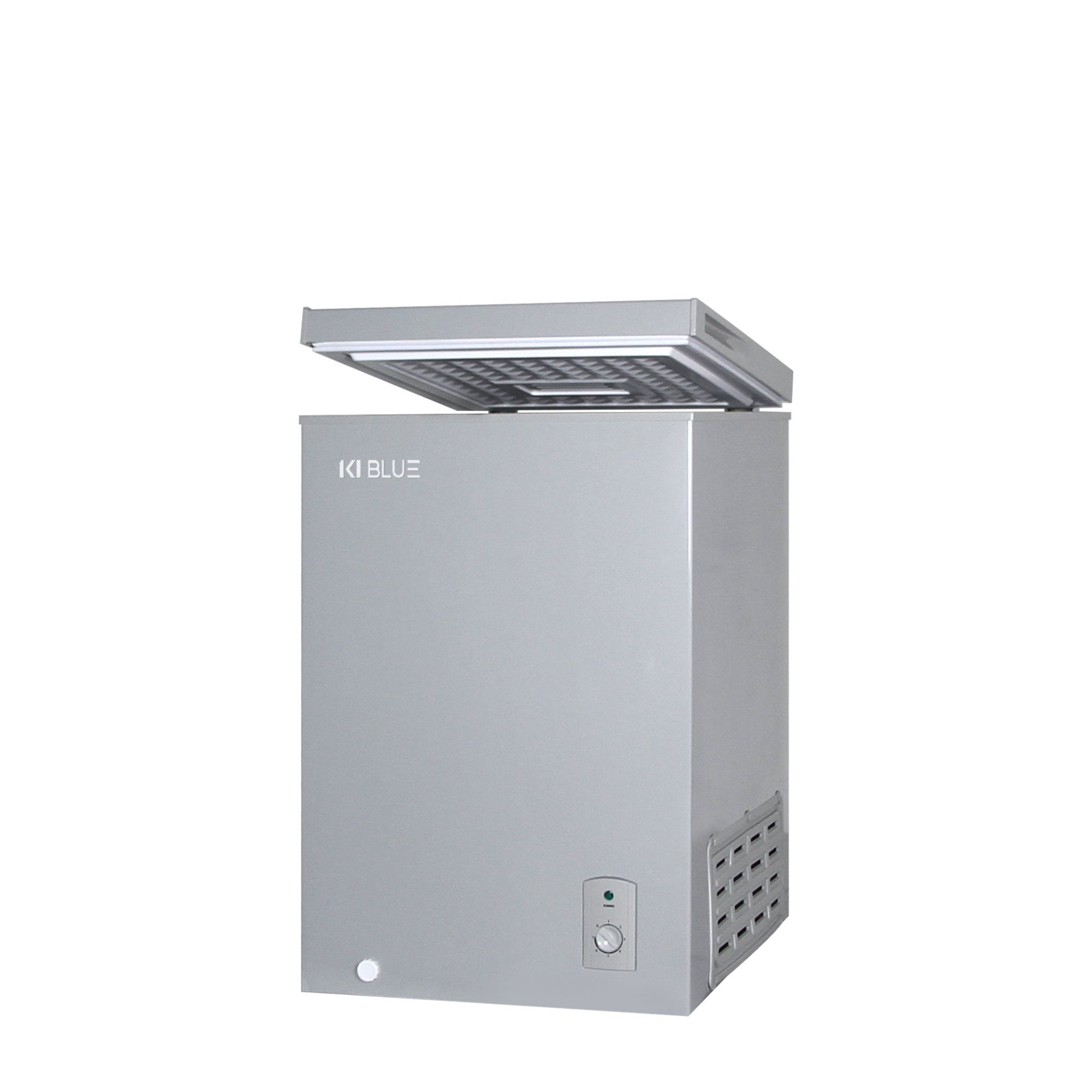 가정용 미니 소형 스탠드 냉동고 보존식 작은 서브 얼음 원룸 다목적 그레이 KFHF-100D