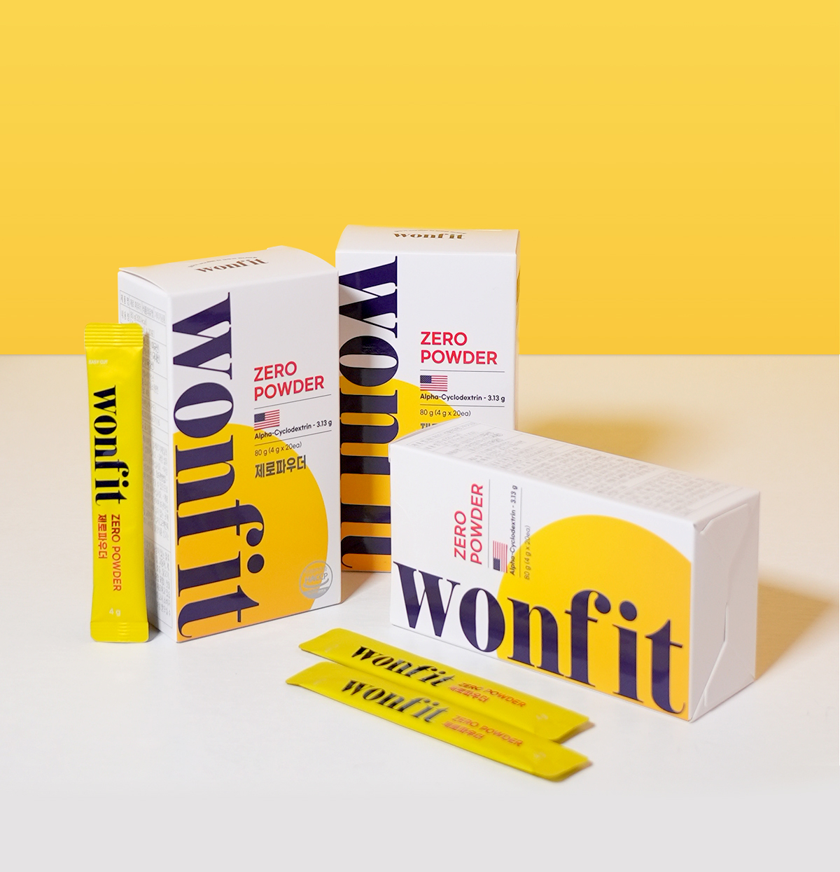 [60포] 알파CD 원핏 제로파우더 알파시클로덱스트린 알파시디 20포, 3개 이미지 2