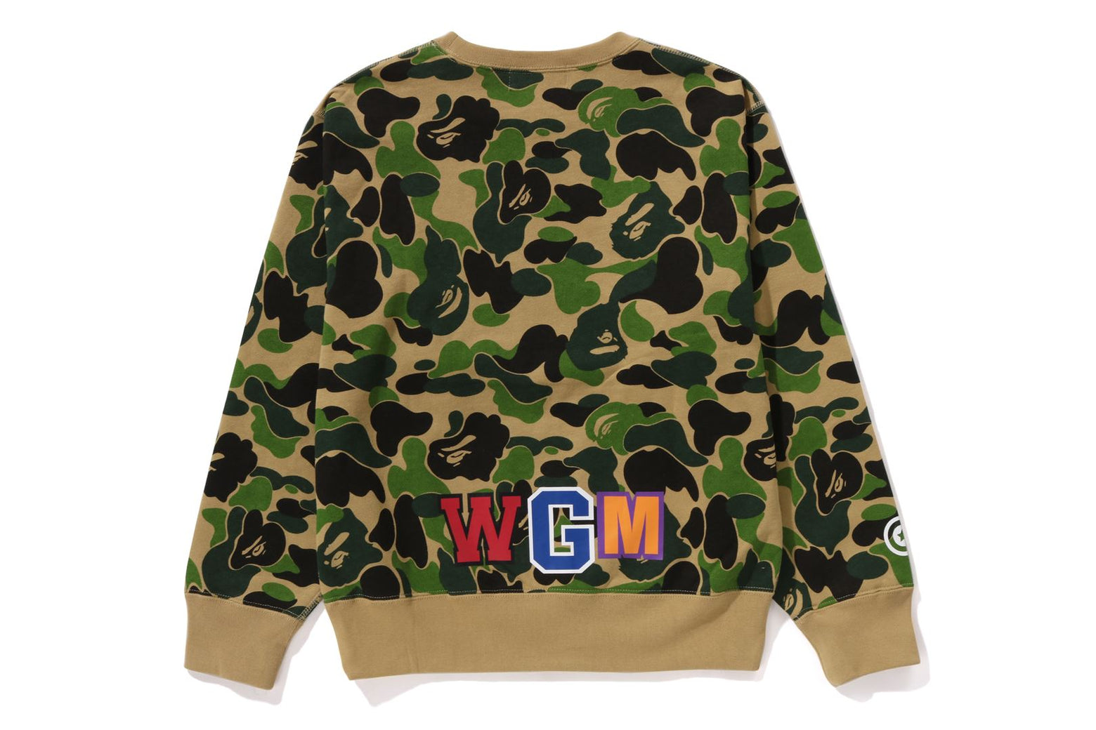 베이프 우먼즈 긴팔티 ABC CAMO SHARK CREWNECK SWEATSHIRT 1K80-213-004 - 상세 이미지 2