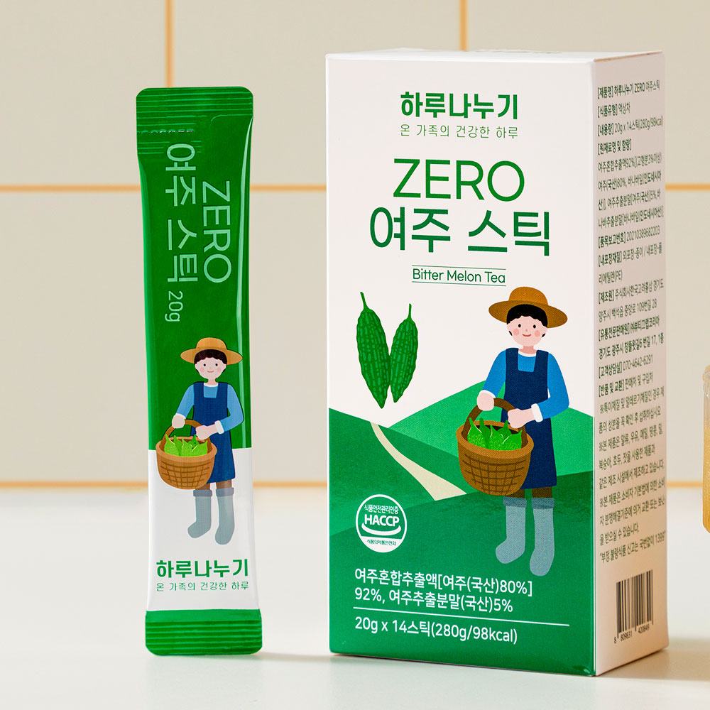 하루나누기 여주즙 여주차 바나바잎 함유 20g X 14포 이미지 8