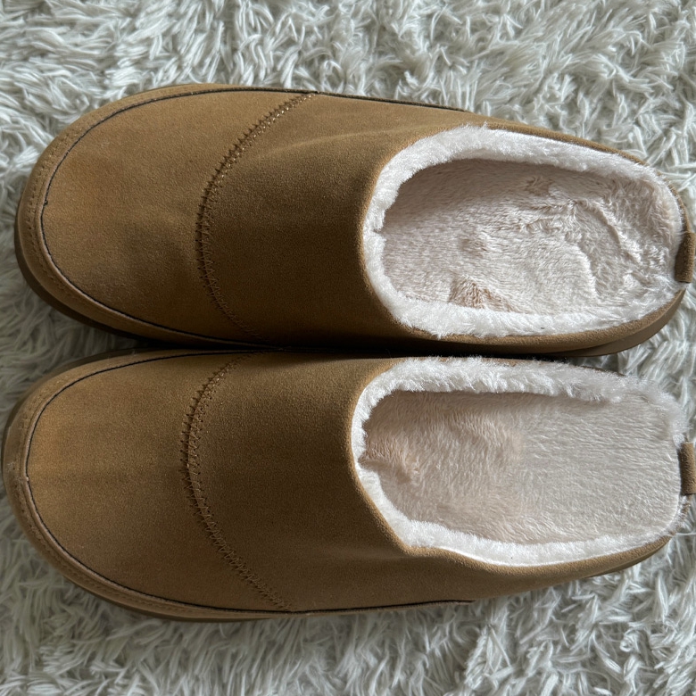 남자 공용 커플 키지 겨울 4.5cm 키높이 스웨이드 양털 어그 슬리퍼 - 상세 이미지 4