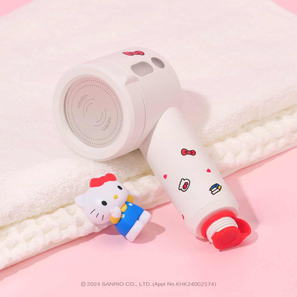 [단독] 바른생활수 산리오캐릭터즈 여행용 미니 필터 샤워기 헤드 헬로키티 베트남 샤워필터