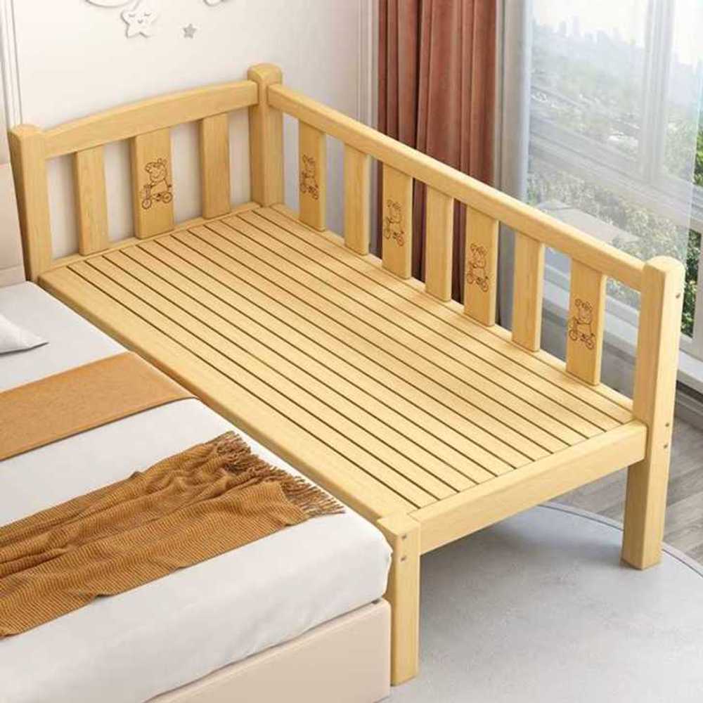 사이드 베드 침대옆 난간 받침대 매트리스받침 휴게실 2면 180x50cm - 상품 이미지