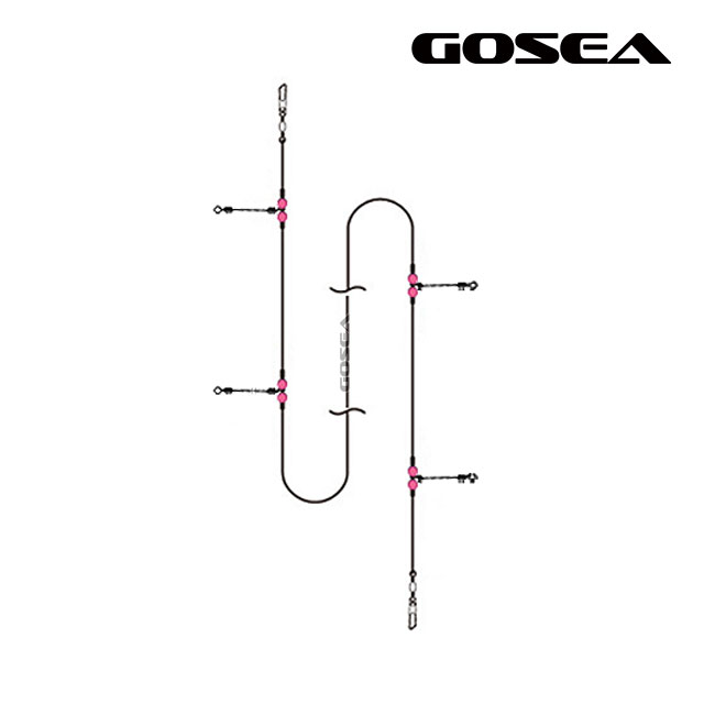 GOSEA 익스텐션 도래 갈치 기둥줄 줄꼬임방지 심해 갈치 본선 채비 8단 - 상세 이미지 3