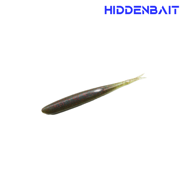 히든베이트 티오네 배스웜 소프트웜 바다루어 소프트베이트 H007 PUMPKIN RED, 8.3cm - 상품 이미지