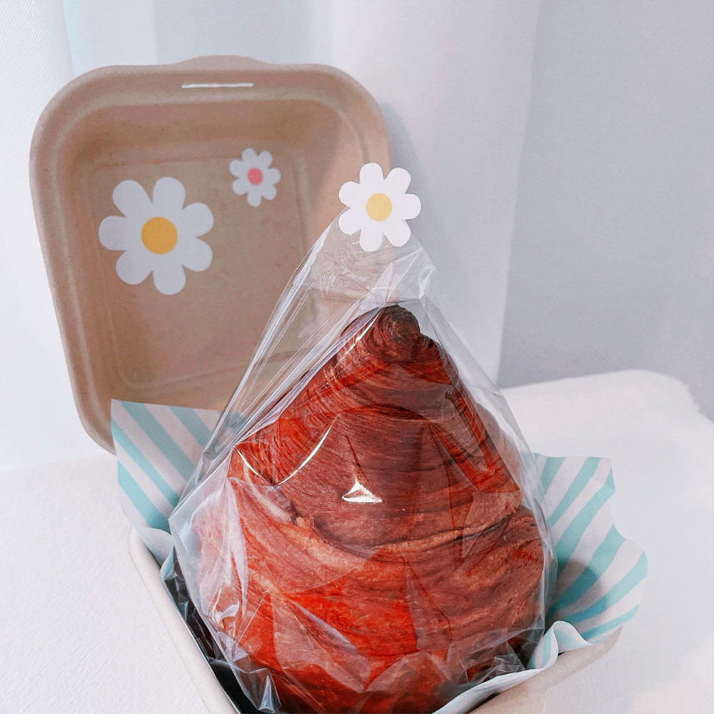 데이지 스티커 구디백 답례품 선물 포장 다꾸 스꾸 옐로우 2.5cm 이미지 7
