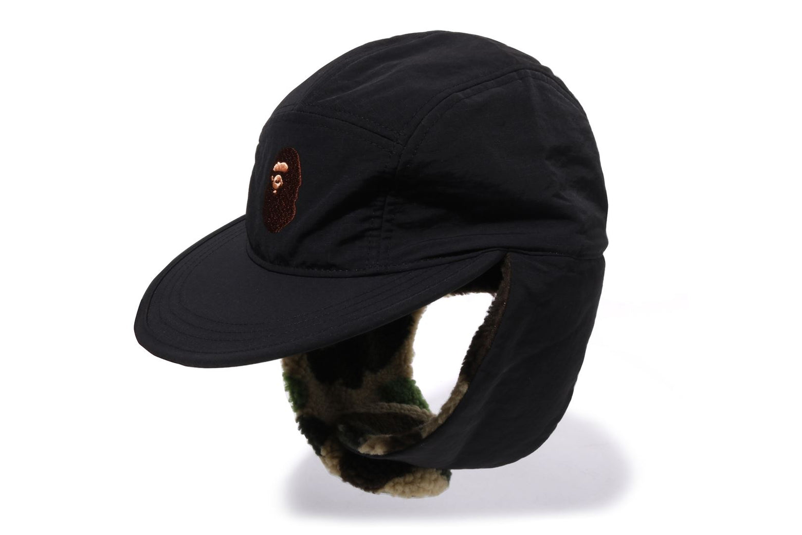 베이프 모자 ABC CAMO PUFFY FLIGHT CAP 1K80-180-007 - 상세 이미지 4