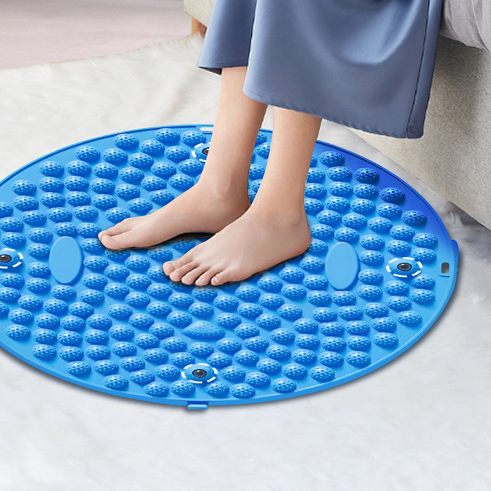원형 발지압 매트 35cm 발바닥 지압판 자석 지압 마사지 지압판 주방 싱크대 베란다 거실