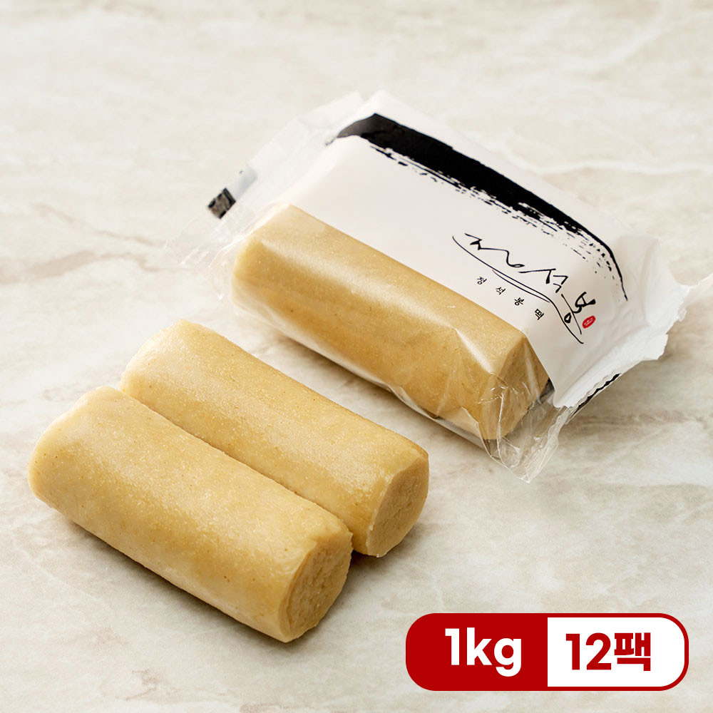 41년 전통 현미 가래떡 1kg(총 12팩) 식사대용 개별포장 - 메인 이미지