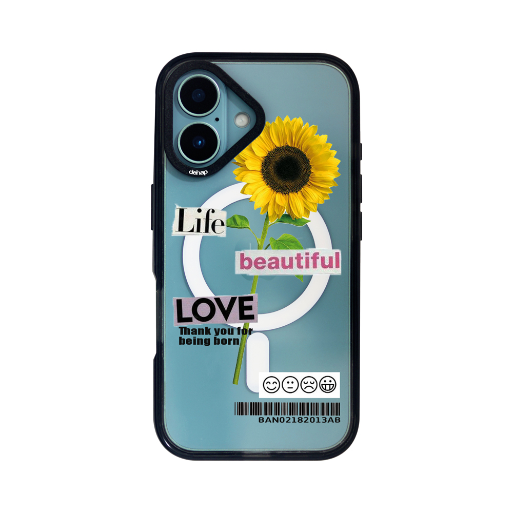 아이폰 맥세이프케이스 선플라워 아이폰16 프로 맥스 케이스 - 상세 이미지 3