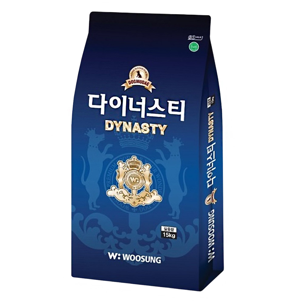 우성 다이너스티 15kg 조단백질30% 애견사료 강아지 대형견 대용량 진돗개 사료 - 상품 이미지