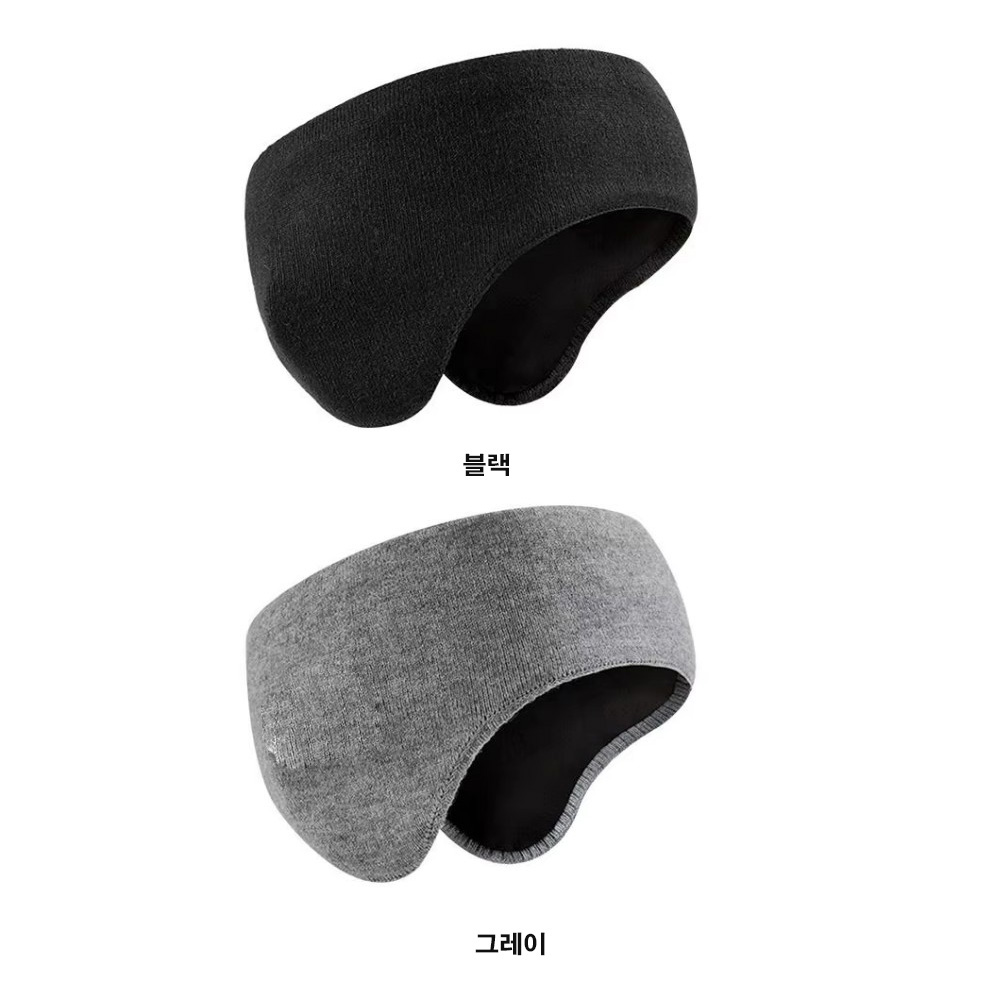 1+1 겨울 등산 런닝 방한 귀마개 이어워머 낚시 방한용 귀않아픈 귀마개 - 상세 이미지 5