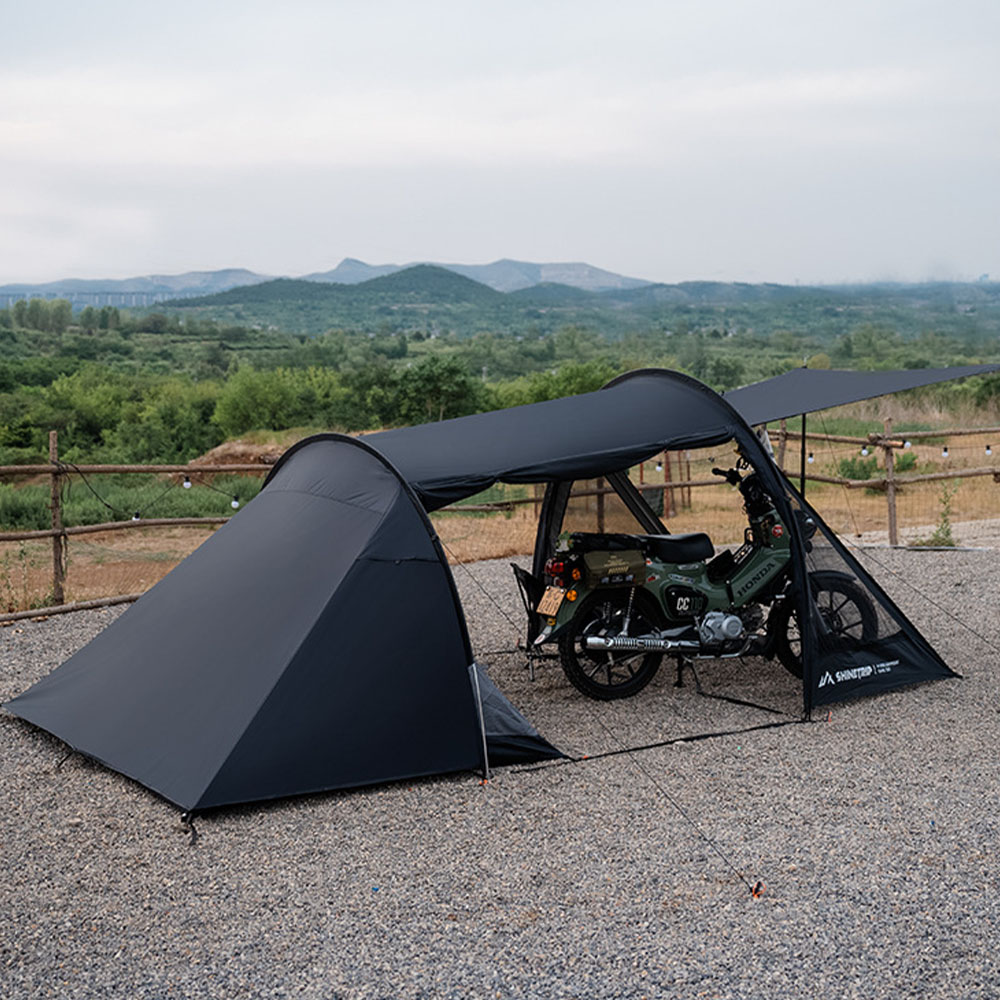 캠핑 클라우드 투어러 모토 바이크 터널 텐트 쉘터 백패킹 경량 하이킹