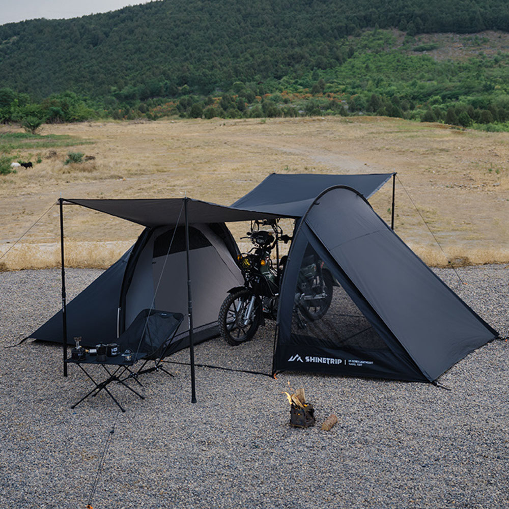 캠핑 클라우드 투어러 모토 바이크 터널 텐트 쉘터 백패킹 경량 하이킹