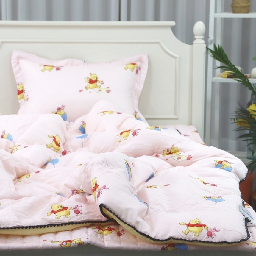 곰돌이푸우 키즈 모달100 어린이 싱글 고정밴드 침대패드 SS