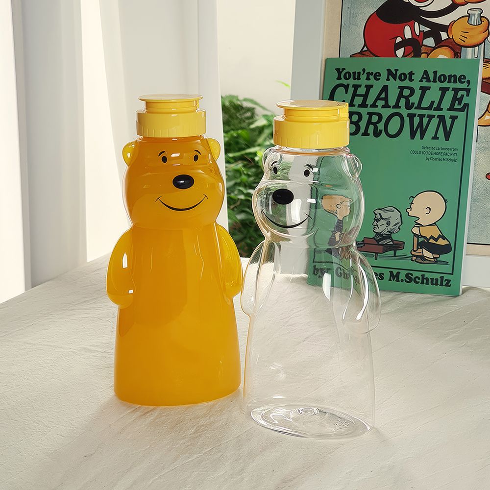 커버풀 스마일 곰돌이 꿀병 꿀 소분 용기, 5개, 360ml - 상세 이미지 5