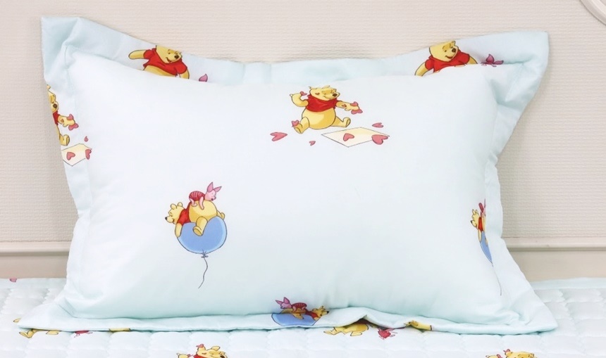 곰돌이푸우 키즈 모달100 어린이 싱글 고정밴드 침대패드 SS