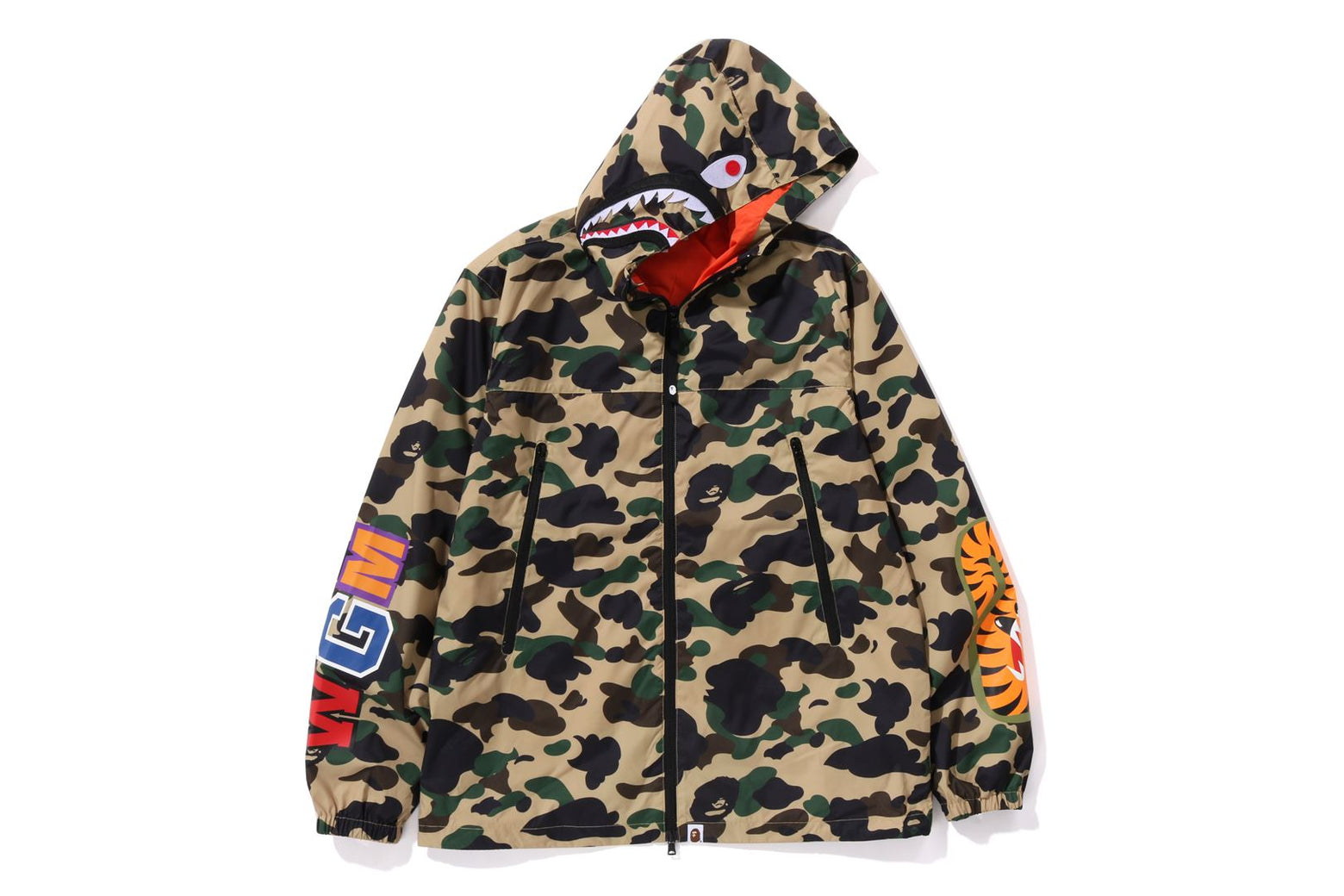 베이프 자켓 1ST CAMO SHARK HOODIE JACKET 1K70-140-010 - 상세 이미지 3