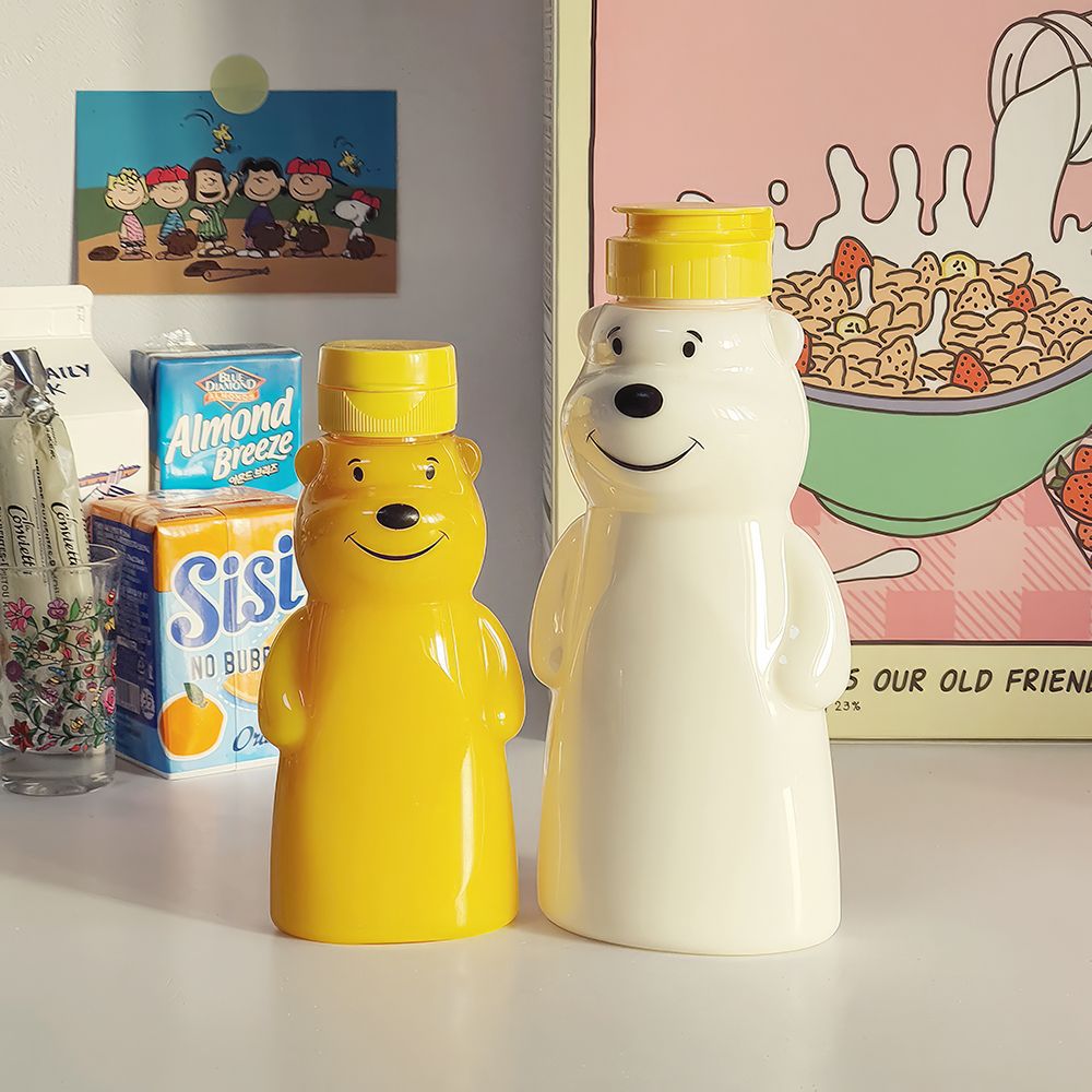커버풀 스마일 곰돌이 꿀병 꿀 소분 용기, 5개, 360ml - 상세 이미지 2