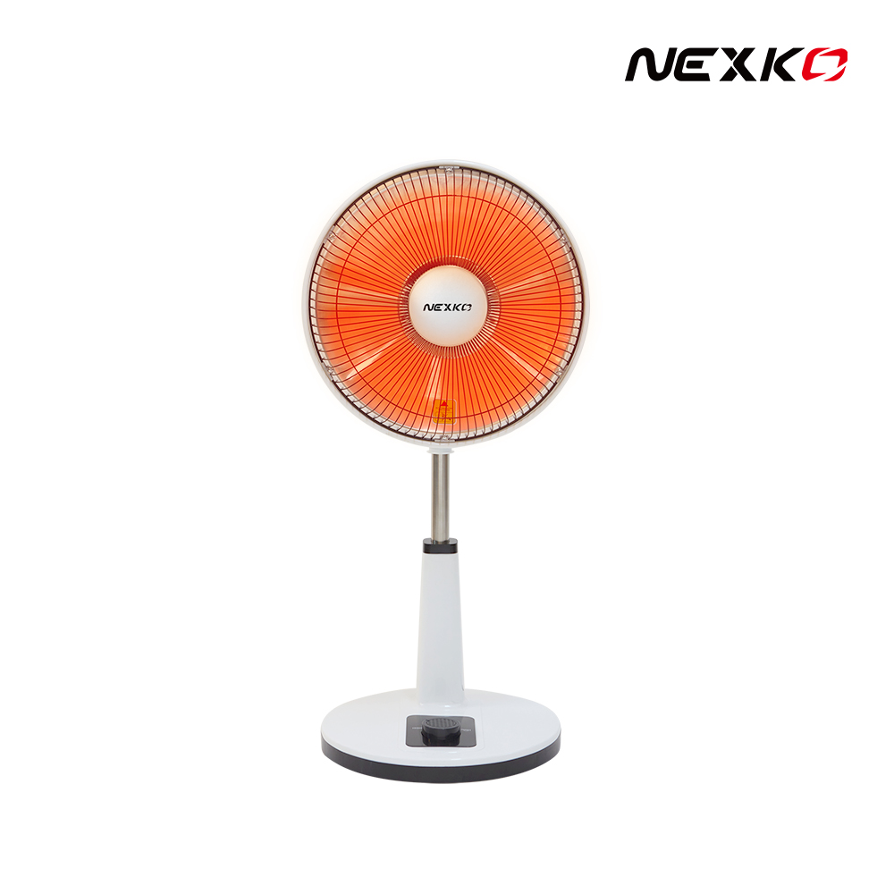 [26년형] 넥스코 선풍기형 히터 전기난로 온열기 가정용 사무실 업소용 열선풍기 35cm