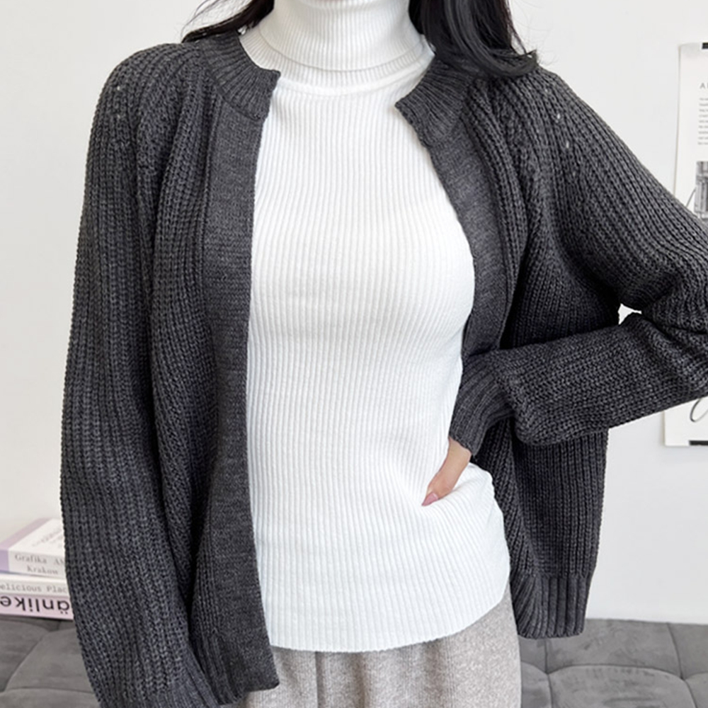 병원가디건 간호사간절기옷 환절기 봄옷 조무사긴팔 간호복 상의옷 어린이집선생님복장 - 상세 이미지 4