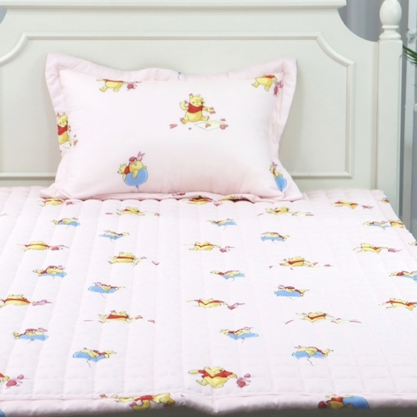 곰돌이푸우 키즈 모달100 어린이 싱글 고정밴드 침대패드 SS