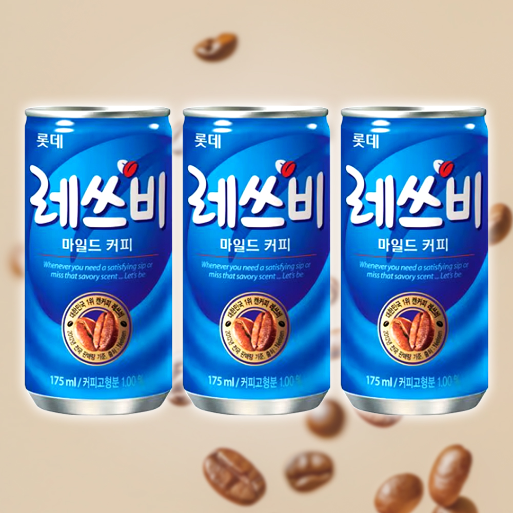 레쓰비 마일드 175ml x 30캔 캔커피 커피음료 - 상품 이미지
