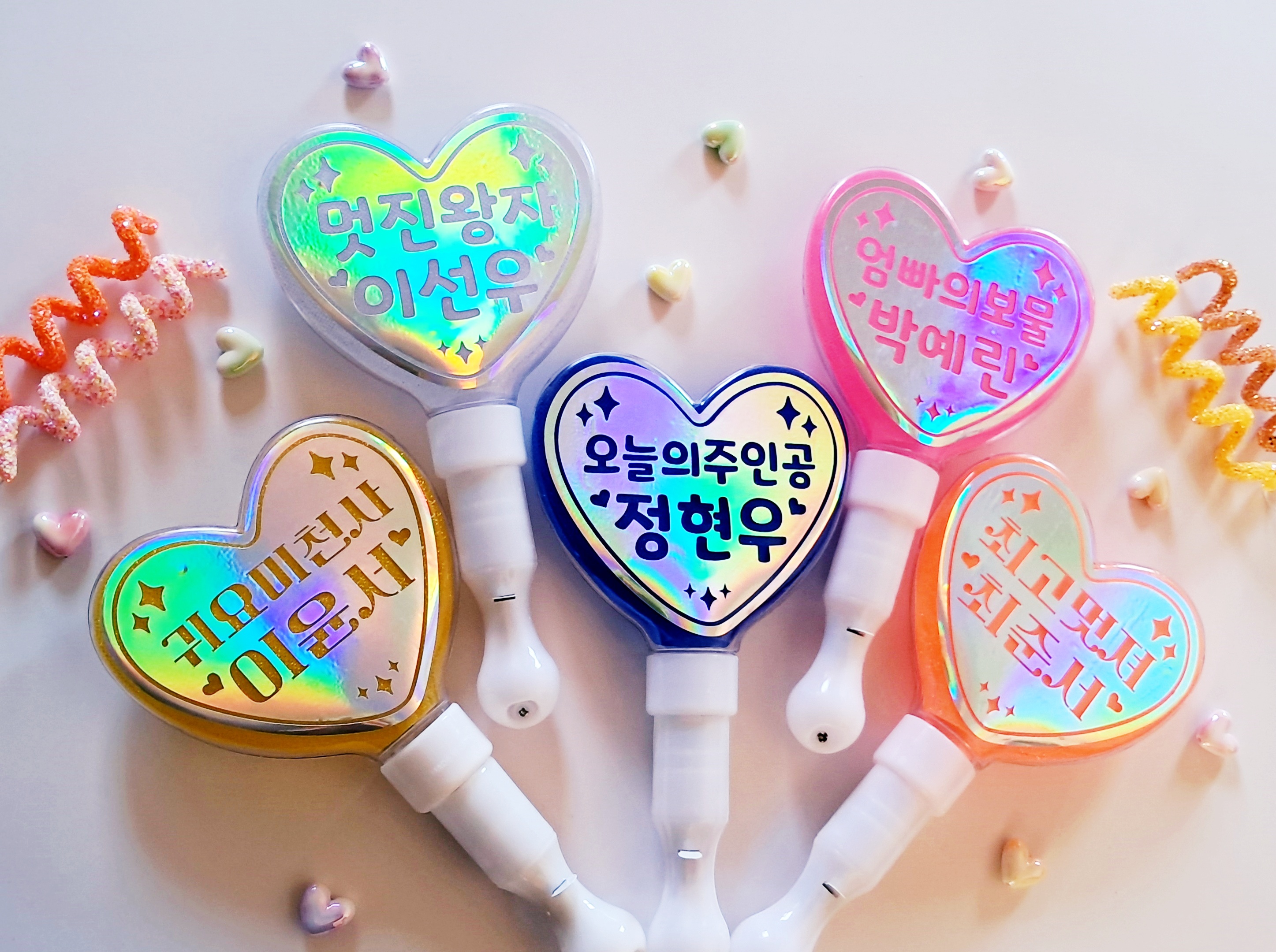 학예회 응원봉 하트 재롱잔치 발표회 체육대회 운동회 콘서트 파티 응원도구 - 상세 이미지 4