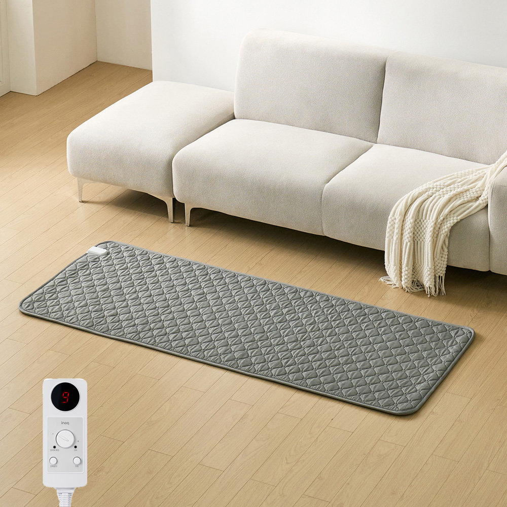 EMF 전자파안심 AI 인체감지 절전형 탄소매트 온열매트 미니싱글 세탁 쇼파