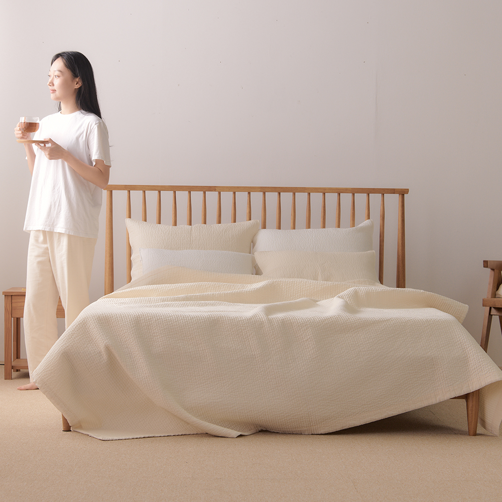 루트포레스트 60수순면이불패드 피그먼트침대패드 아사면매트리스패드패밀리 라지킹 라지 킹 LK