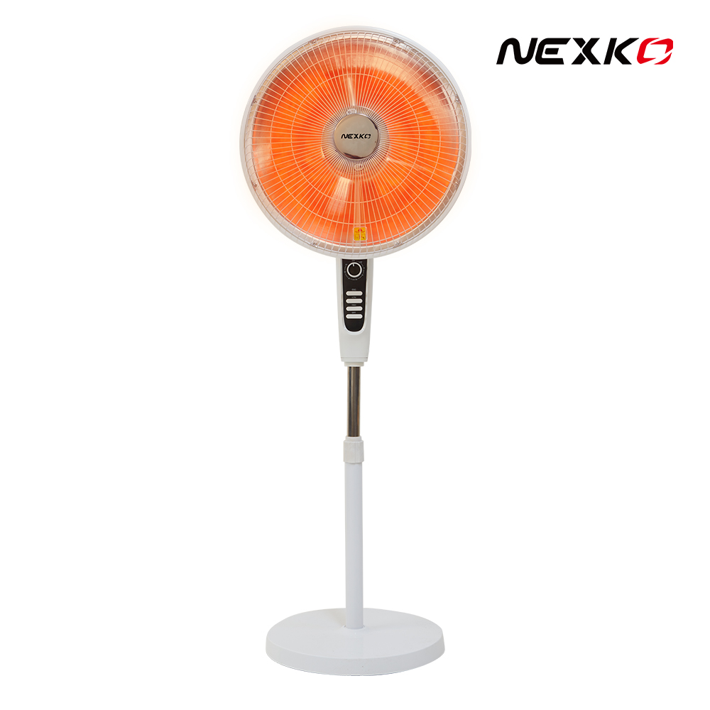 [26년형] 넥스코 선풍기형 히터 전기난로 온열기 가정용 사무실 업소용 열선풍기 35cm