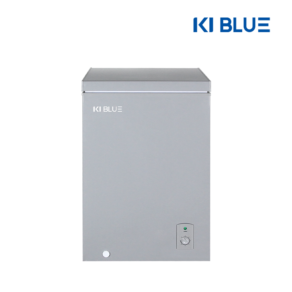 가정용 미니 소형 스탠드 냉동고 보존식 작은 서브 얼음 원룸 다목적 그레이 KFHF-100D