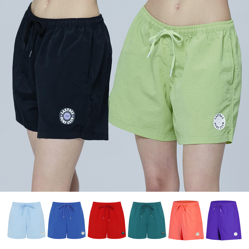 래쉬가드 바지 여성 수영복 반바지 빅사이즈 스윔팬츠 보드숏 블랙 WRP102