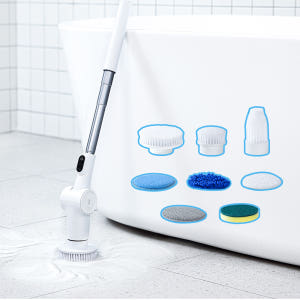 보아르 파워스핀 무선 욕실청소기 완전방수 화장실 자동 핸디 전동 스핀 회... 개봉기 | 실사용 후기 - 상품 이미지 1