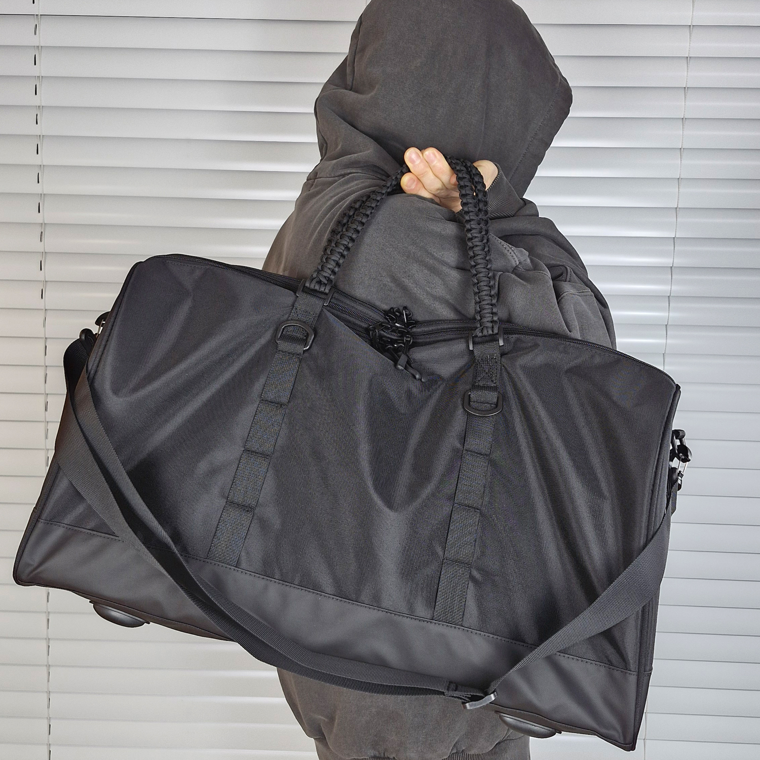 폴딩백 여행용 대형 보스턴백 캐리어 여행 보조 가방 트래블백 1박2일 경량 가벼운 나일론