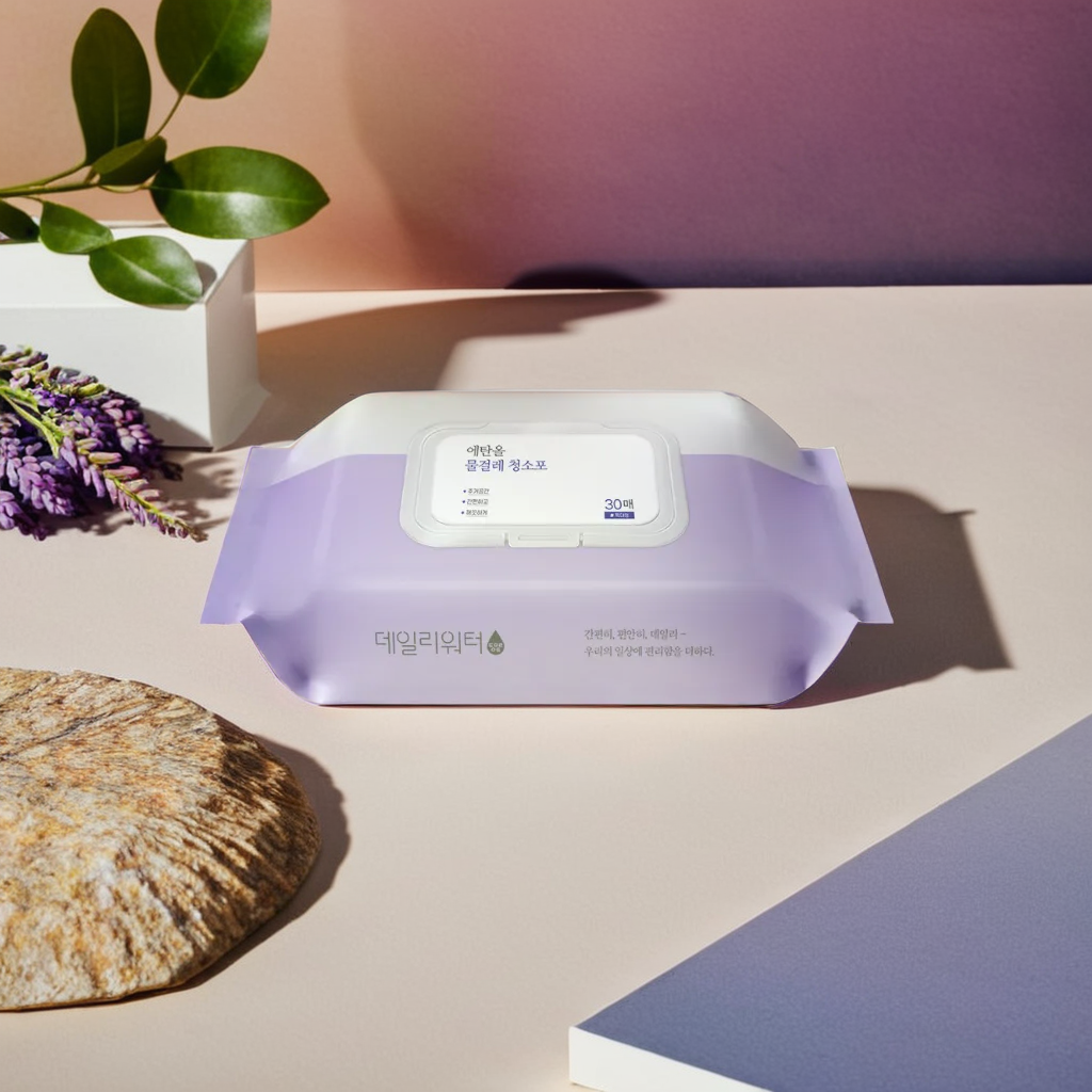 에탄올 물걸레청소포 특대형 6팩(180매) 인덕션클리너 세정티슈 병원용품 살균 청소