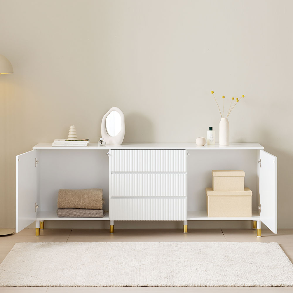 모네 높은 TV 거실장 템바보드 티비다이 1500