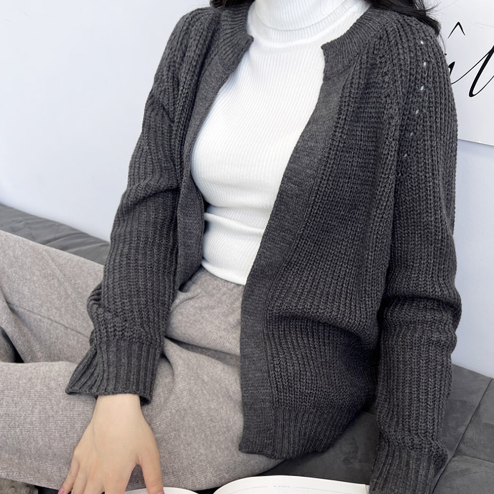 병원가디건 간호사간절기옷 환절기 봄옷 조무사긴팔 간호복 상의옷 어린이집선생님복장 - 상세 이미지 3