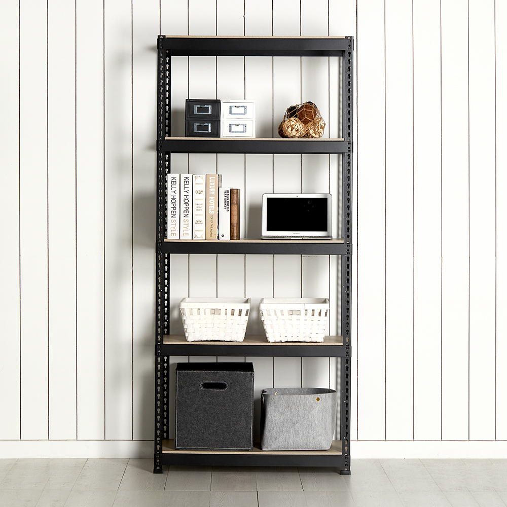 철 앵글 규격 제작 베란다 창고 폴던스 철제 조립식 랙 선반 300300900 5단